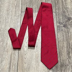 New With Tags! JoS. A. BANK Men’s Silk Tie Red with Blue Dots